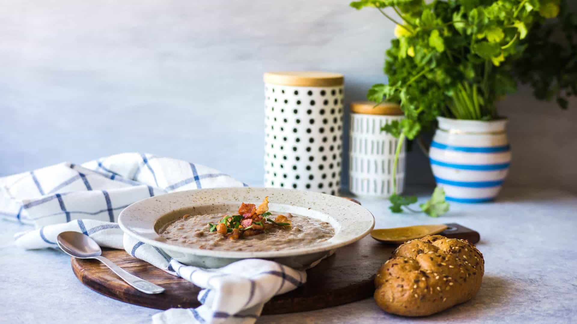 Bezlepková čočková polévka od Expres Menu
