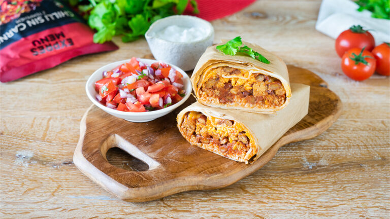 Wegetariańskie burrito w&nbsp;stylu meksykańskim